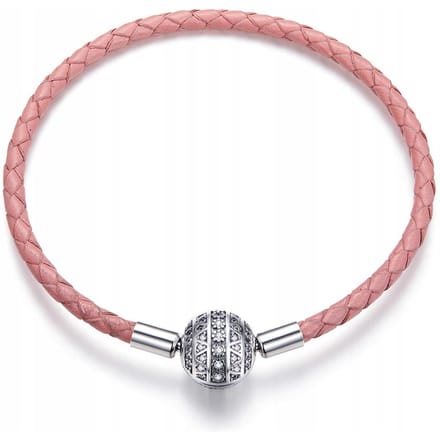 Modulaire Leren Armband Voor Pandora S925 19Cm white