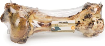 Beeztees gedroogd runderbot XL in folie 30 cm