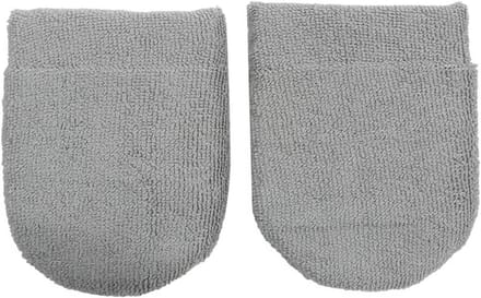 Autowassen Applicator - Polijstspons Set - Auto Reinigen - Zachte Microvezel - 2 Stuks - Grijs