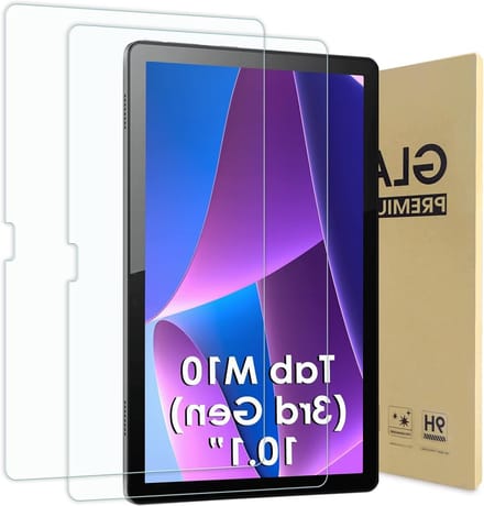 2 Pack Screen Protector voor Lenovo Tab M10 3rd Gen 10.1 inch, Verstevigd Glas, Schermbescherming en Krassenbestendig