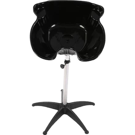 Draagbaar Salon Haarbekken Kapper Achterwas RVS Shampoo Haarbehandeling wit