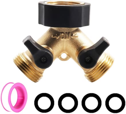 NTHProducts - 2-way Y-tap distributor - Tuin - Dubbele aansluiting