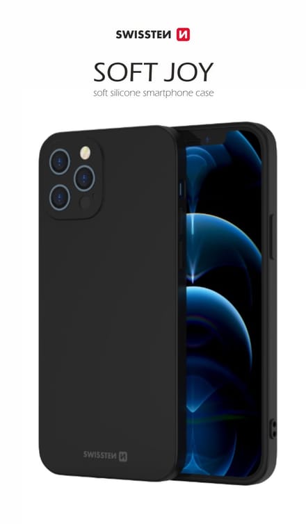 Swissten Hoesje Geschikt voor SM-S936B Galaxy S25 Plus Soft Joy Case - 34500425 - Black