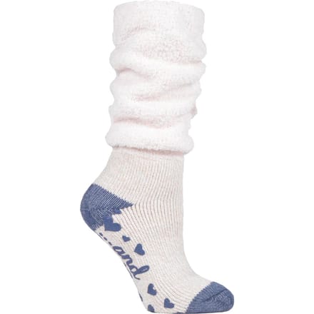 Heat Holders Dames antislip thermo bedsokken - Mauve (Traag)