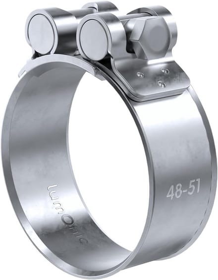 Uitlaat Klemband Diameter 48-51mm voor Bouwwagens en Vrachtwagens
