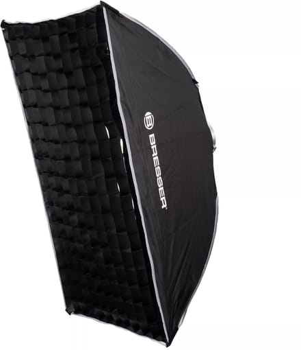 Bresser Softbox - Quick Lock - 60x90cm - Zwart - Bowens Speedring - Grid - 2 Diffuusdoeken - Draagtas