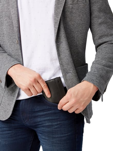 Tom Tailor - TTKAI Portemonnee van leer - Maat ONESIZE - schwarz / black