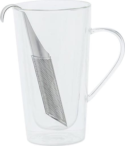 Cosy & Trendy Theeglas 40cl Dubbelwanding Rvs Filter