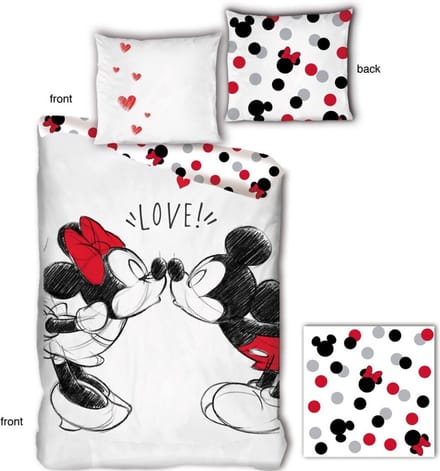 Disney Minnie Mouse Dekbedovertrek Love - katoen