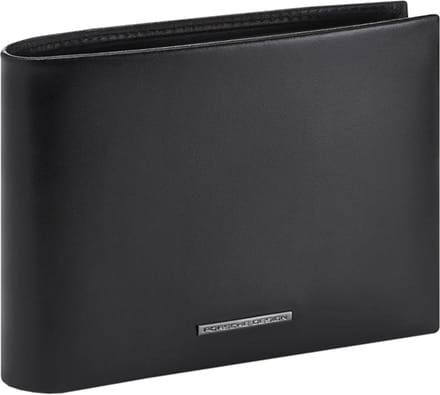 PORSCHE DESIGN Leren Portemonnee Classic Wallet 7 Black Zwart