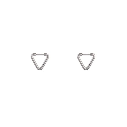 Go Dutch Label Oorringen triangle ring small Zilver