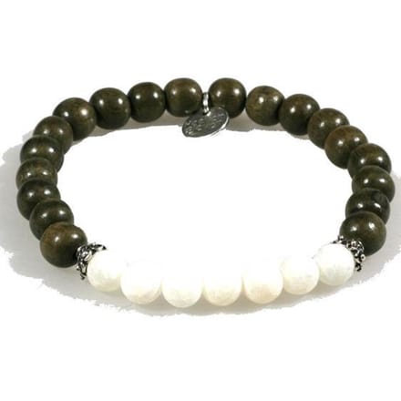 Heaven Eleven Men - Frosted Agaat 8mm- 21cm