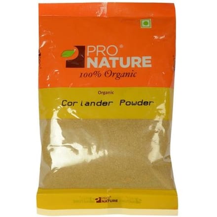 Pro Nature 100% Biologisch Pittig Poeder - Koriander, 100g yellow