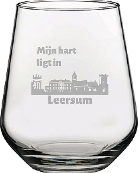 Gegraveerde Drinkglas 42,5cl Leersum