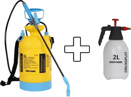 HomGar - Drukspuit & Plantspuit - Professioneel - 5L & 2L - Combideal
