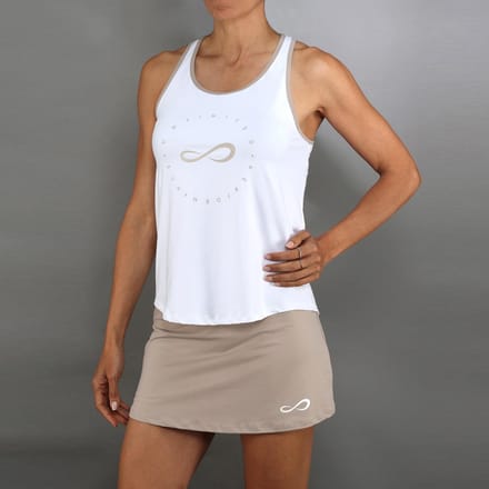 Endless Cercle Mouwloos T-shirt Wit S Vrouw
