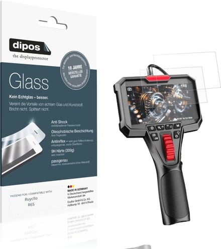 dipos – 2x Matte Pantserfolie geschikt voor Ruycllo R65 | 9H Screenprotector