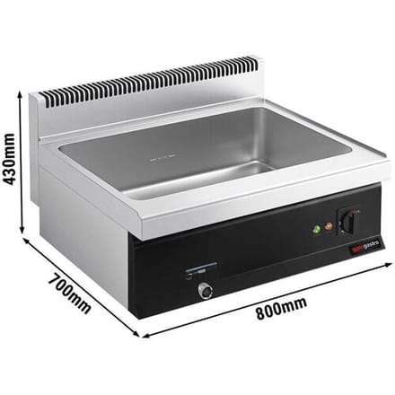 GGM Gastro Elektro Bain-Marie - 2,4 kW - 2x GN 1/1 oder 4x GN 1/2