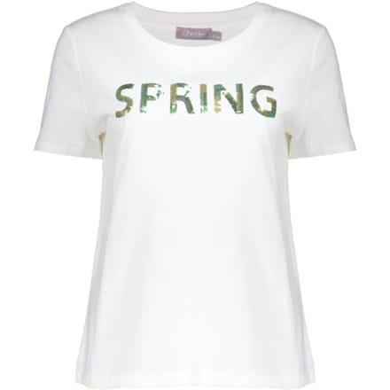 Geisha T-shirt T Shirt Spring Met Sequins 62376 41 Off-white Dames Maat - M