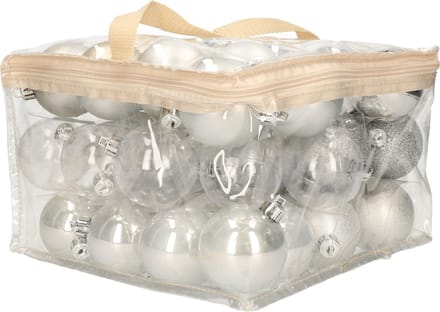 Cosy&Trendy Kerstballen - 48 stuks - 6cm - kunststof