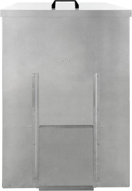 Brandstofopslagkast - zilver - 150kg - incl. kolenschep