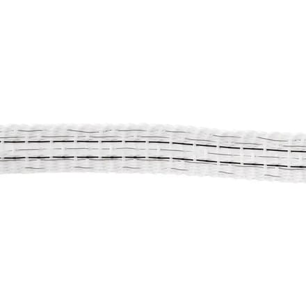 Gallagher PowerLine Lint 12,5mm wit (200m) - Hoog geleidende lint voor middelgrote afrasteringen