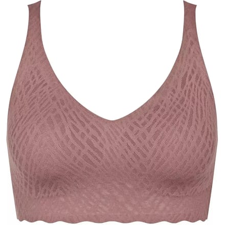 sloggi ZERO Feel Bliss Bralette Dames Beha - Cacao - Maat S