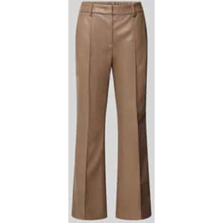 Loose fit broek in lederlook model 'Luane'