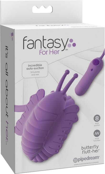 Fantasy For Her Butterfly Flutt-Her Zuigende Vibrator