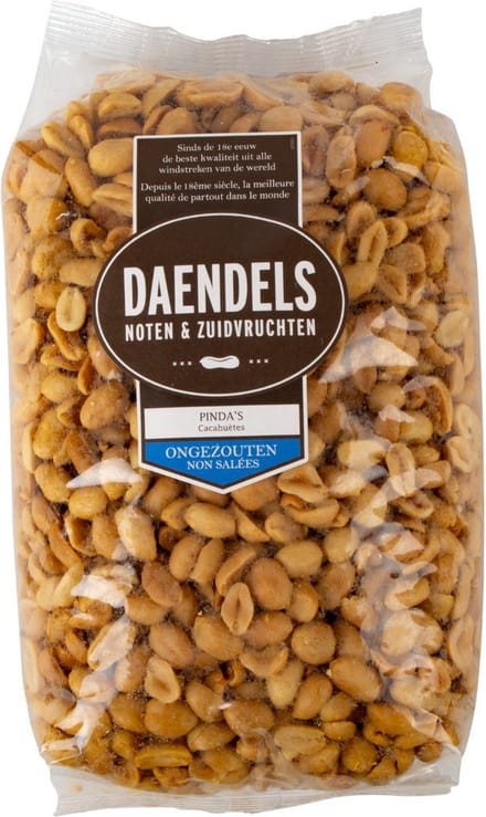 Daendels - Pinda's Ongezouten - 1 Kilo Verpakking