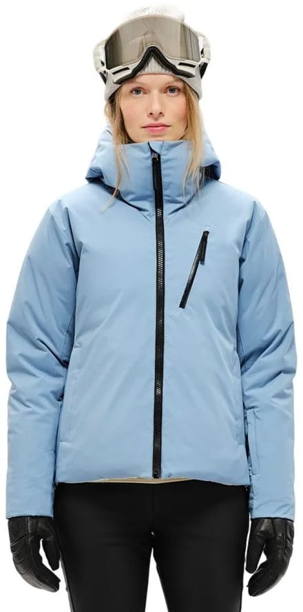 The Mountain Studio Pertex Reversible Tecno Donzen Jas Blauw S Vrouw