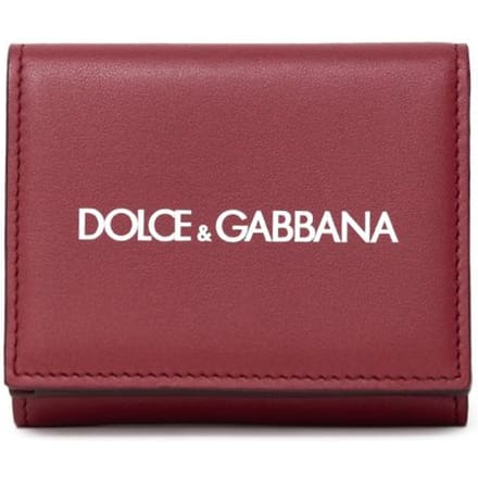 Mini portemonnees in rood leer Dolce & Gabbana