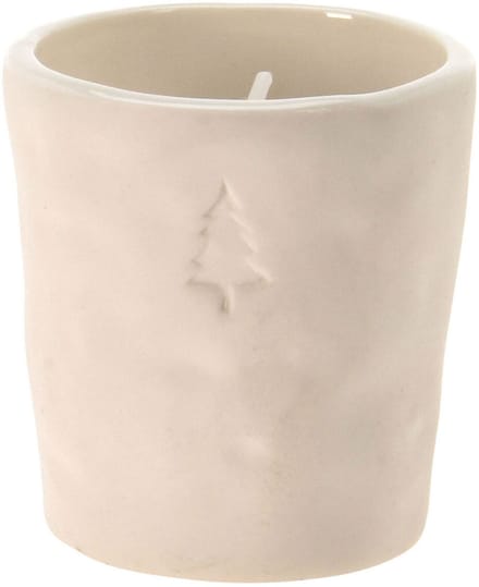 Theelichthouder Kerst Wit, 12st.
