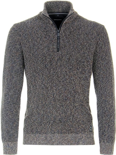 Casa Moda Nordic Expedition Heren Trui Met Opstaande Kraag - XL