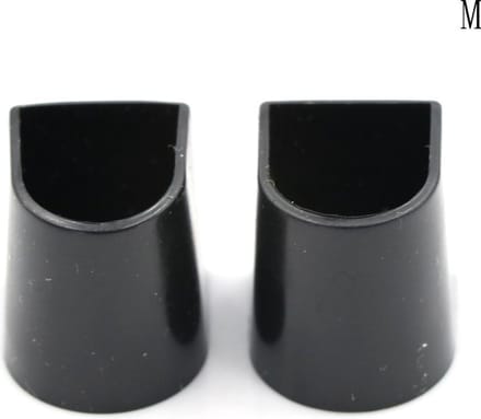 4 Paar hak Protector - Beschermer Set - Zwart - Medium - Hakken