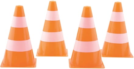 Sports Active Orange White Pylons 4 pcs.