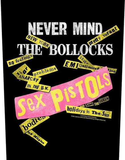 Sex Pistols - Never Mind The Bollocks Rugpatch - Multicolours
