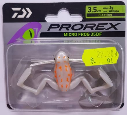 Daiwa Prorex Micro Frog 3D 3.5cm Albino - Zwijgende Kunstaas