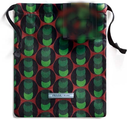 Prada Midnight Train Olfactories textil pouch 17x20 cm