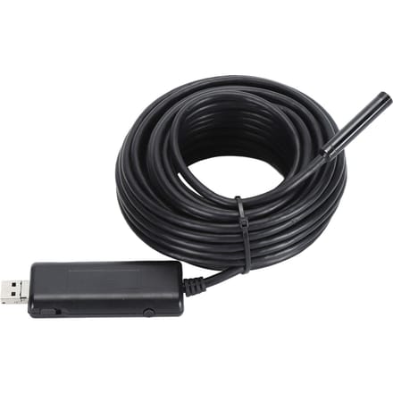 Caméra d'inspection endoscopique WiFi 720P IP67 étanche sans fil avec 6 LED pour Android 2 Meters black