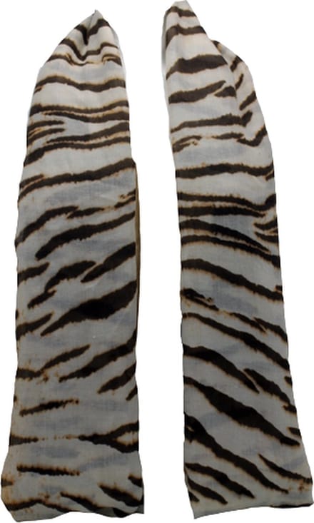 Tijger Print Sjaal Bruin-Beige