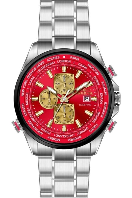 Invicta Aviator 50502 Herenhorloge - Quartz Uurwerk - 50 mm