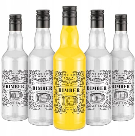 Bimberek Butel Monopol - 0,5L - Lange Dop - Set van 50