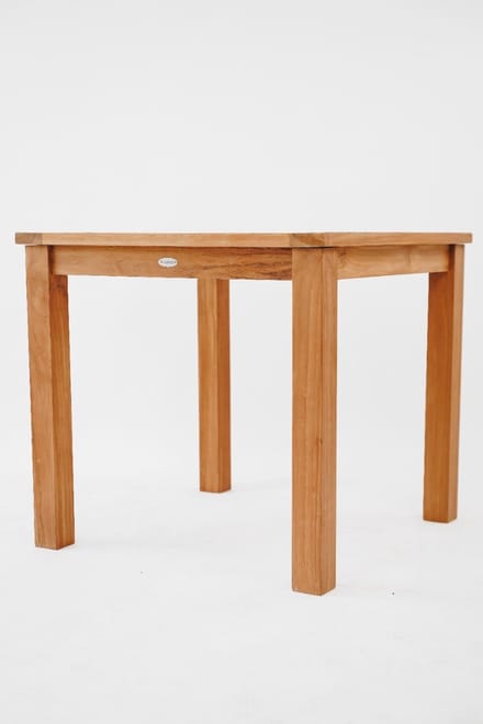 Teakea - Tuintafel teak vierkant 100 x 100 x 75 cm - naturel