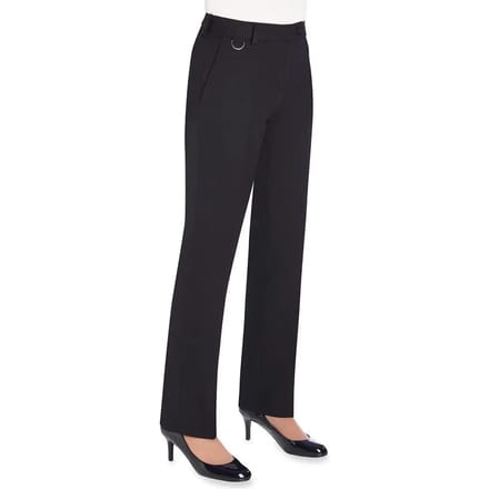 Brook Taverner Venus Straight Leg Trouser BT2256 - Navy - 32 EU (4 UK)