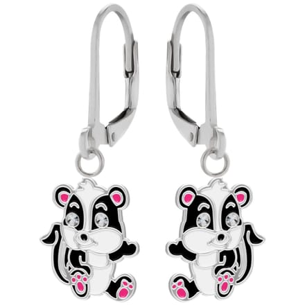 WeLoveSilver oorhangers - zilver - das met kristalogen