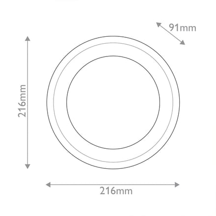 Quintiesse LED wandlamp ALONSO, messing, Ø 22 cm Metaal/glas/albast