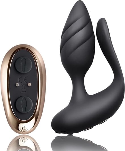 Rocks-Off - Butt Quiver - Prostaat Vibrator - Met Afstandsbediening - Zwart