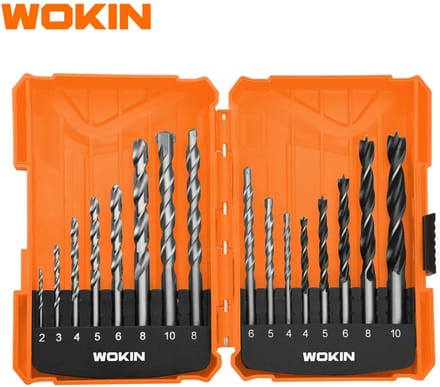 WOKIN 16-Delige professionele borenset