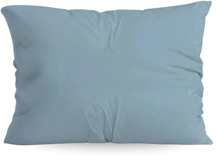 Zelesta Pure Uni Katoen Kussensloop Set van 2 - Pastelblauw 80x80cm